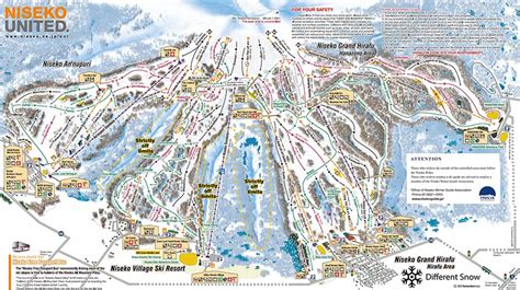 Niseko Ski Resort Trail Map