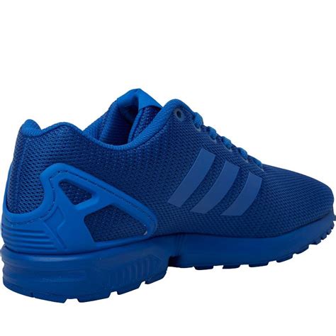 Buy Adidas Originals Mens Zx Flux Trainers Blue Blue Bold Blue