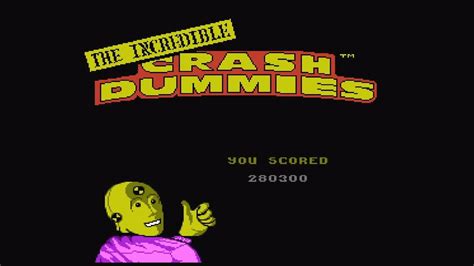 The Incredible Crash Dummies Nes All Bosses Cutscenes Youtube