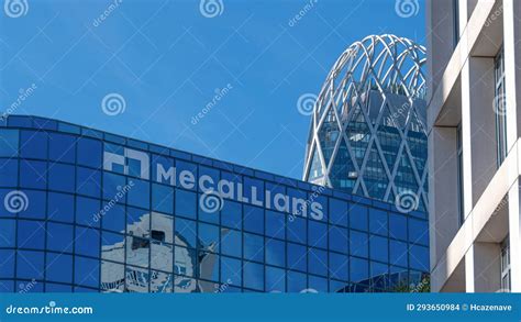 Exterior View Of The Headquarters Of Mecallians Courbevoie France