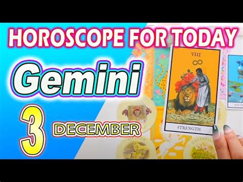 A SURPRISE ARRIVES Horoscope For Today GEMINI DECEMBER 3 2022 Daily