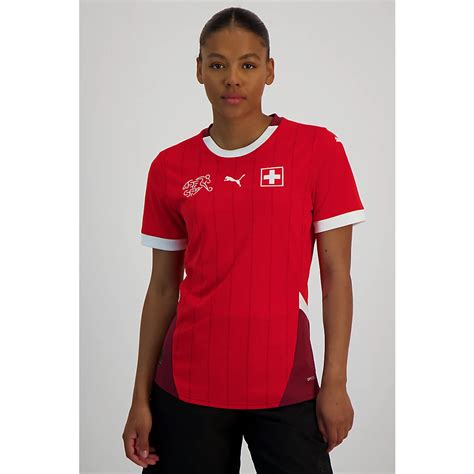 Puma Schweiz Home Replica Damen Fussballtrikot Em In Rot Kaufen