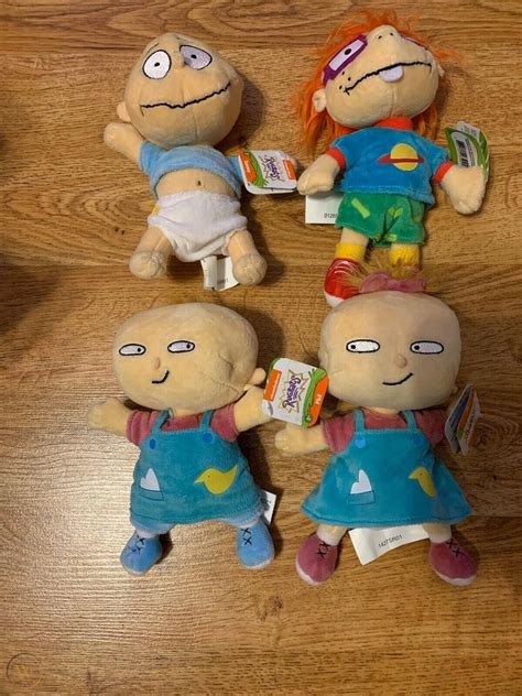 Nickelodeon Nicktoons Rugrats Tommy, Chuckie, Phil and Lil 8" Plush ...