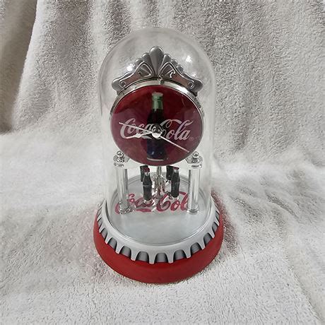 Rust Belt Revival Online Auctions Coca Cola Glass Dome Mantle Clock