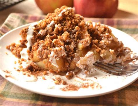 Graham Cracker Apple Crisp Graham Cracker Apple Brown Betty Crafty Cooking Mama