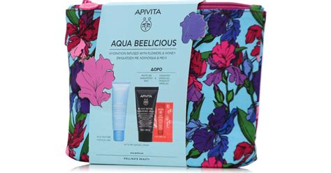 Apivita Aqua Beelicious Comfort Rich Cream Gel Black Detox Face Eye