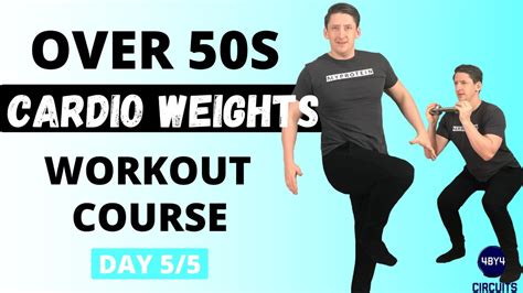 Over 50s Cardio Weights Full Body Workout Course Day 5 5 Youtube