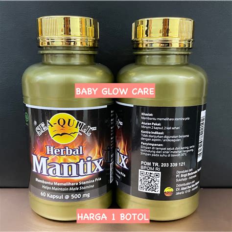 Jual Sequill Herbal Mantix Isi Kapsul Sea Quill Stamina Pria Sea