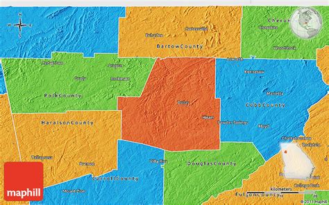 Map Of Paulding County Ga - Sasha Costanza