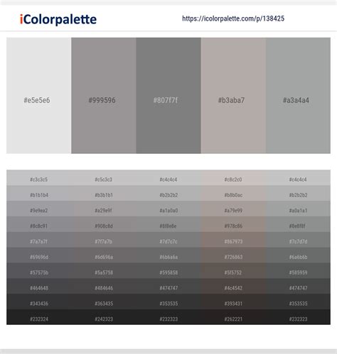 5 Latest Color Schemes with Iron And Gray Color tone combinations ...