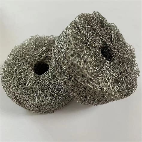 Knitted Mesh Exhaust Silencers Compressed Wire Mesh Gasket Knitted