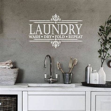 Laundry Room Wall Decal Laundry Room Decor Laundry Room Sign