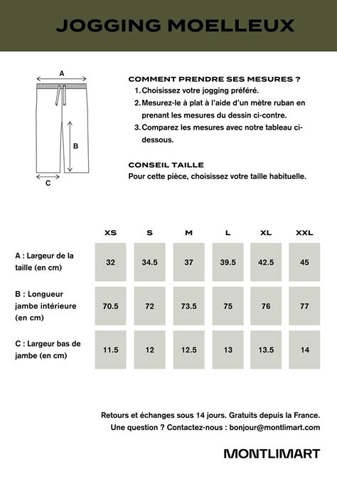 Pantalon jogging MOELLEUX kaki coton bio et recyclé Montlimart