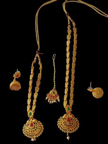 Gold Plated Jewellery Sets Classical Dance Jewellery Set Bridal Jewel