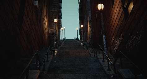 Joker Stairs [UE4] — polycount