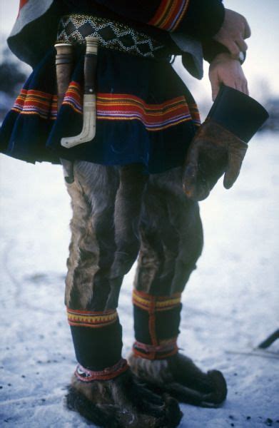 Gakti are the traditional Sami costumes. Men's gákti have a shorter ...