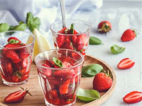 Recettes De Salade De Fraises Et Citrons