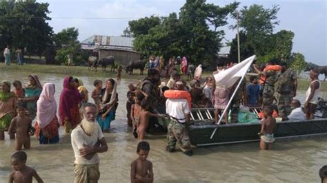 Bihar Flood Ndrf Teams Engaged In Rescue Operations बिहार बाढ़ बचाव