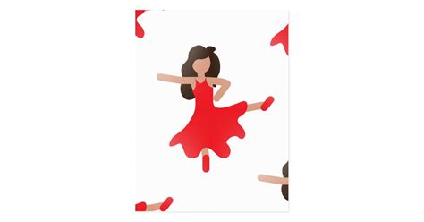 dancer emoji postcard | Zazzle.com