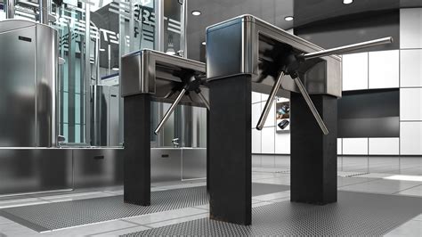 Turnstile Security Gate 3d Model Turbosquid 2222821