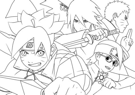 Boruto Coloring Coloring Pages