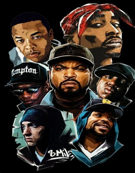 West Coast Rappers Poster