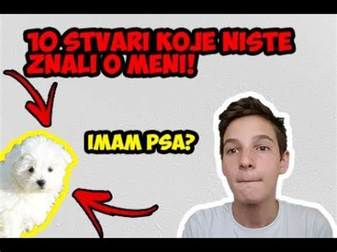 10 CINJENICA KOJE NISTE ZNALI O MENI YouTube