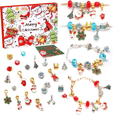 Calendrier De L Avent Fille Calendrier De L Avent Bracelet Bijoux