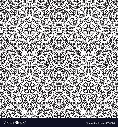 Black seamless pattern Royalty Free Vector Image