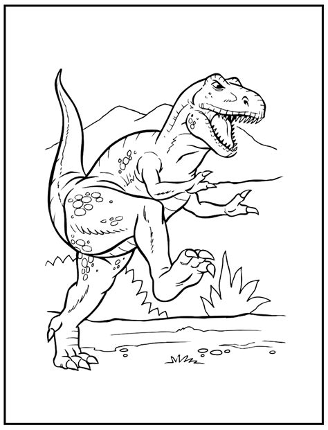 Coloriages De Tyrannosaure Rex Coloringpagesonly