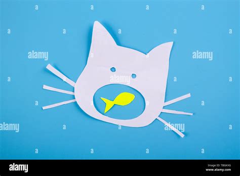 funny cartoon cat with open mouth Stock Photo - Alamy