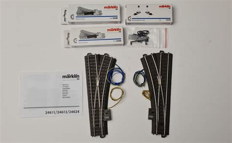 Neue Märklin C Gleis Weichen 24611 24612 und 74490 74470 Kaufen auf