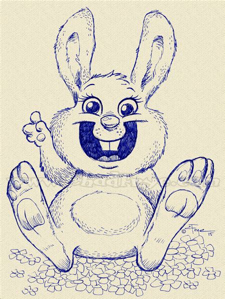 Spring Bunny The Chad Frye Illustration Guy