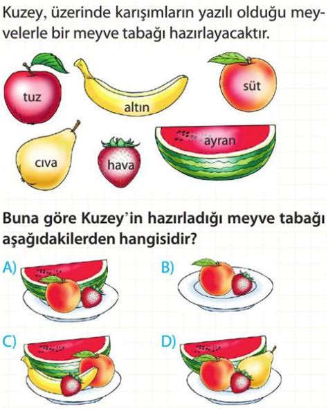 Saf Madde ve Karışım Test Çöz 4 Sınıf Fen Bilimleri Testleri