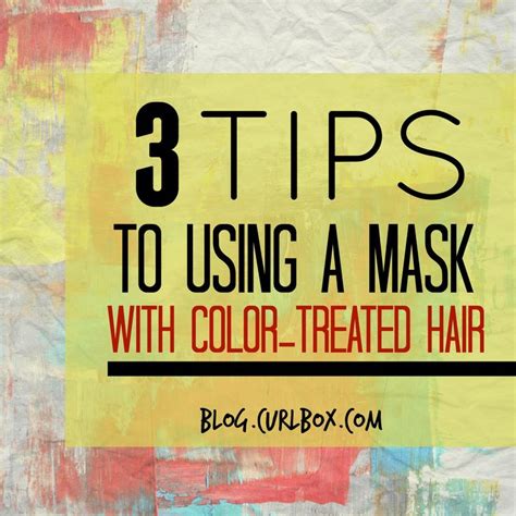 Got color-treated curls and love hair masks? Here are three tips to “masking” while wearing ...