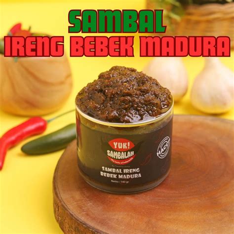 Jual Sambal Ireng Bebek Madura Sambel Bebek Item Yuk Sambalan By