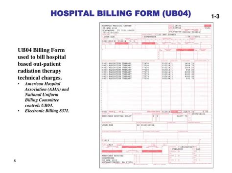 Ppt Hospital Billing For Radiation Therapy Powerpoint Presentation