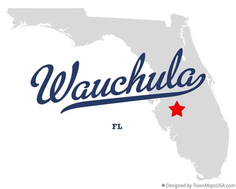 Map of Wauchula, FL, Florida