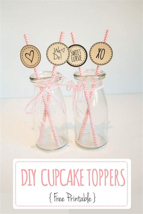 Diy Printable Cupcake Toppers
