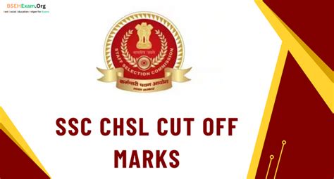 SSC CHSL Cut Off Marks 2023 SC ST OBC General Pass Marks Check Vo