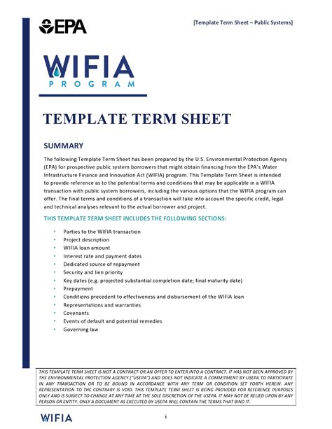 47 Simple Term Sheet Templates Word Templatelab