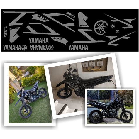 Jogo De Faixas Adesivo Yamaha Lander 250 Limited Edition Racing