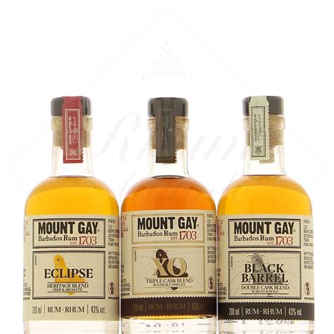 Mount Gay Discovery Discovery Box 3x20cl 43 Rum Attitude