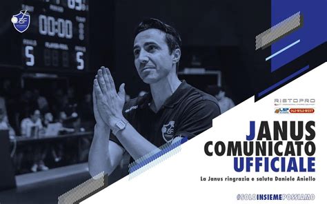 La Janus Saluta E Ringrazia Daniele Aniello Janus Basket Fabriano