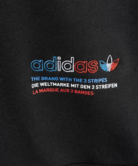 Adidas Adicolor Tricolor Trefoil Crop Womens Hoodie Black Gn2853 Buy