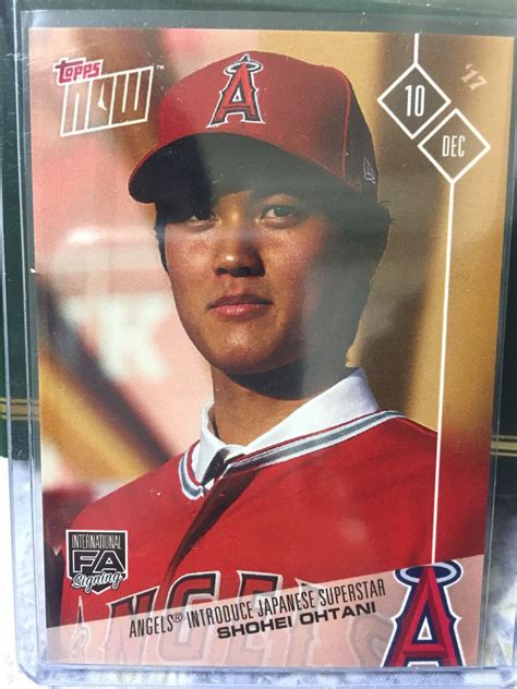 Topps Now 大谷翔平 24時間限定販売カード エンゼルス 日本ハム Shohei Ohtani 検直筆サイン2014年～｜売買され