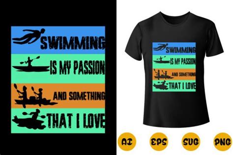 Swimming T Shirt Bundle Bundle · Creative Fabrica