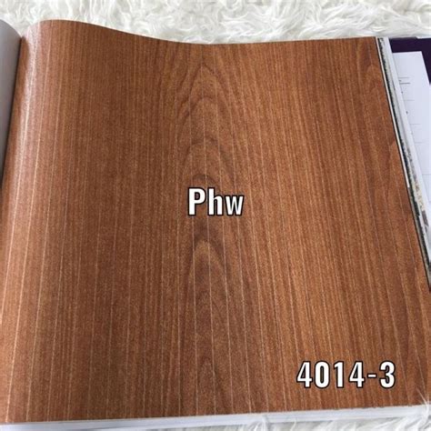 Jual Wallpaper Dinding Korea Motif Papan Kayu Coklat D Natuaral Aurora