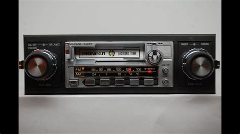 Vintage Pioneer Ke 2100 Amfm Cassette Car Stereo 5 Supertuner Rare Old Retro Youtube