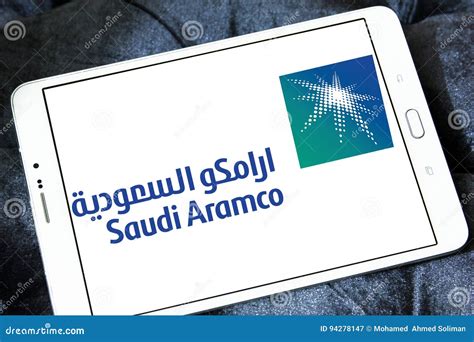 Saudi aramco logo editorial photography. Image of icon - 94278147